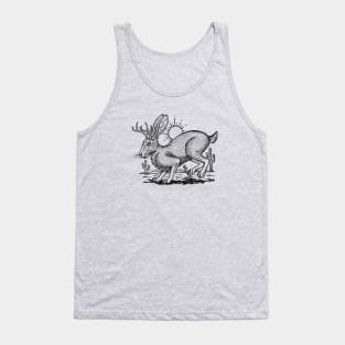 Jackalope In Texas Desert Tank Top